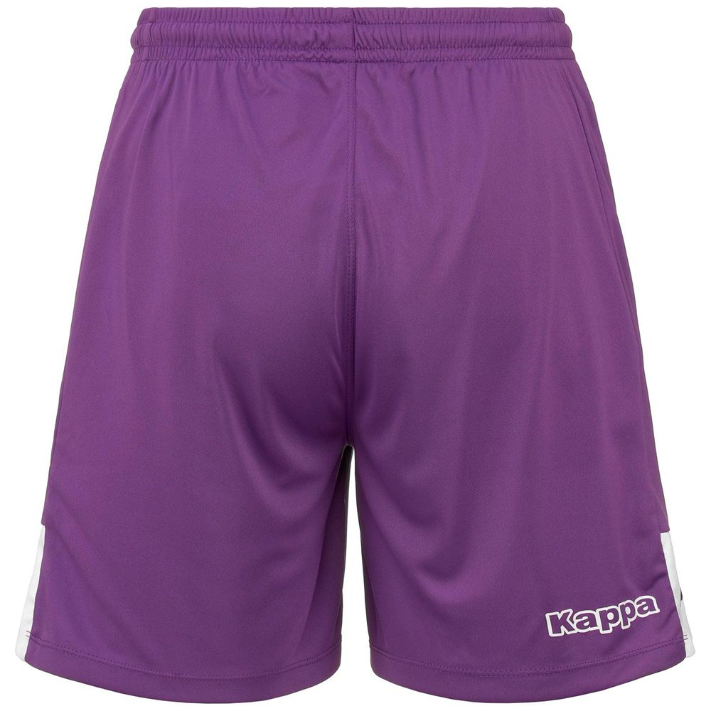 Men Kappa 4 Football Daggo Shorts Purple | 167923-VXH