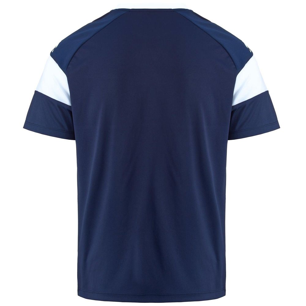 Men Kappa 4 Football Dareto Jersey Navy | 172350-SKY