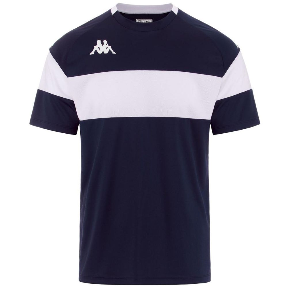 Men Kappa 4 Football Dareto Jersey Navy | 172350-SKY