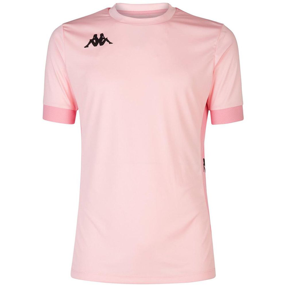 Men Kappa 4 Football Dervio Jersey Pink | 291853-EGH