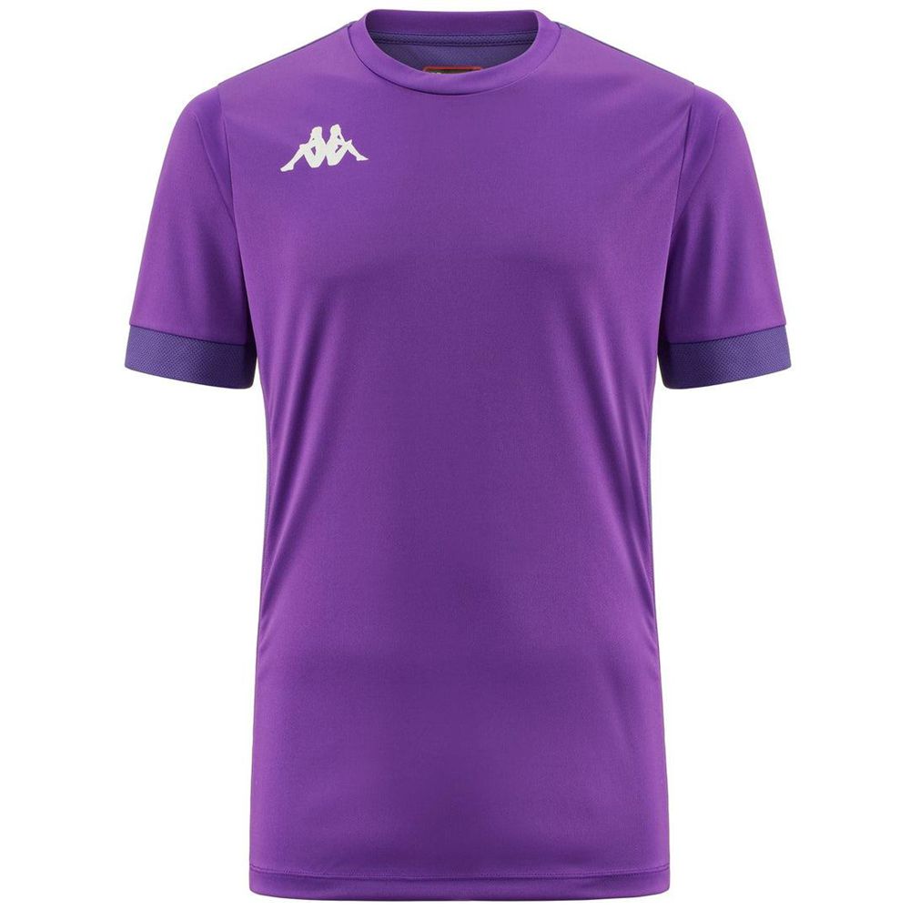 Men Kappa 4 Football Dervio Jersey Purple | 328097-HSC