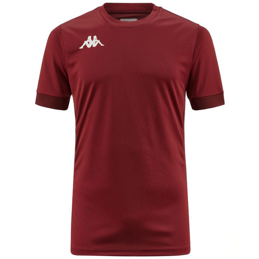 Men Kappa 4 Football Dervio Jersey Red | 128049-YFN