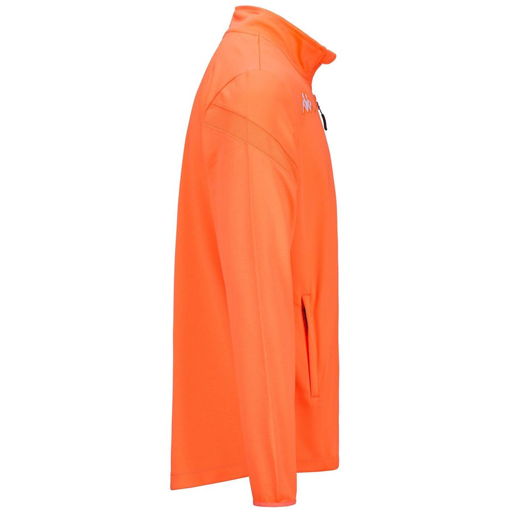 Men Kappa 4 Football Dolvio Jacket Orange | 281573-BYQ