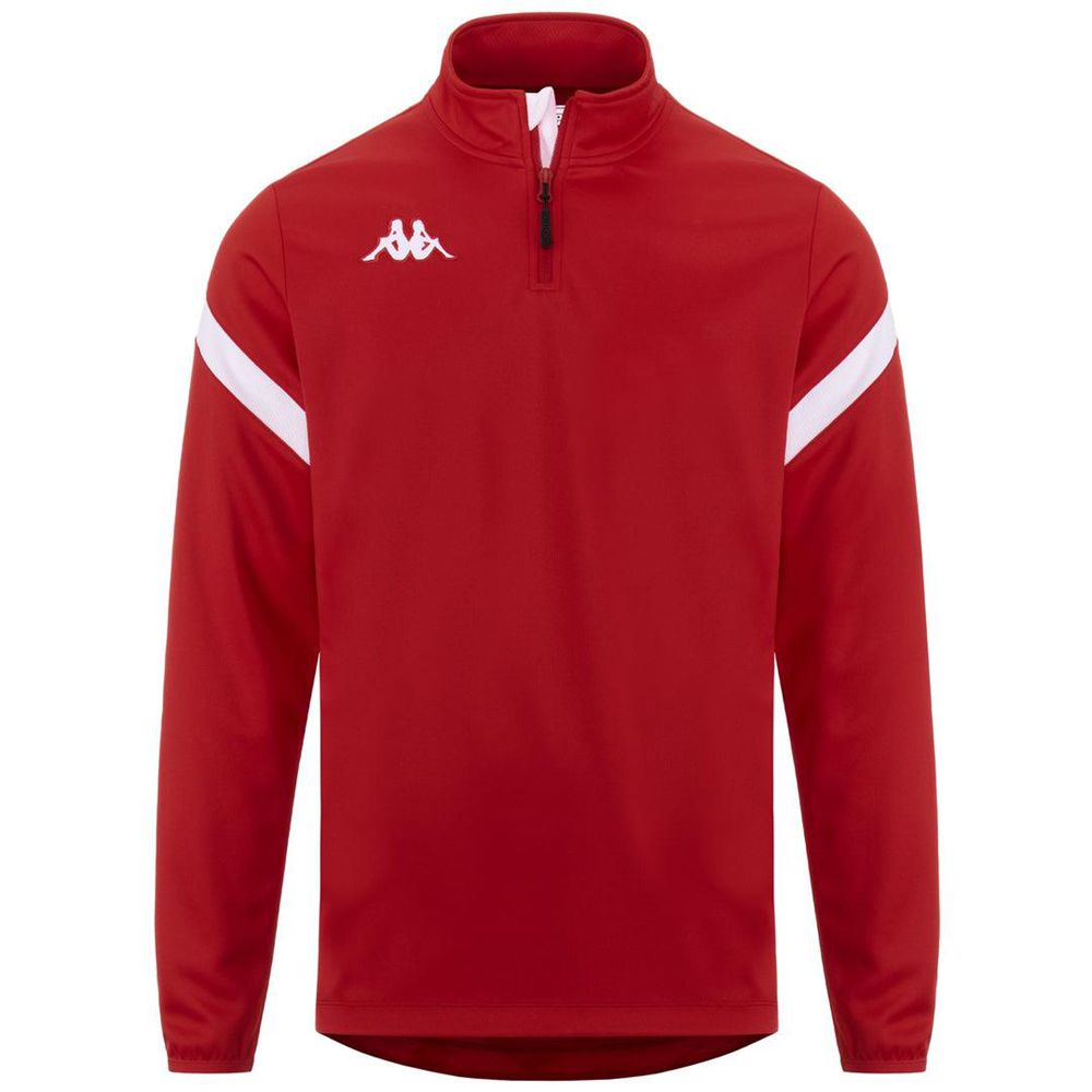 Men Kappa 4 Football Dolvole Sweater Red | 439261-ULM