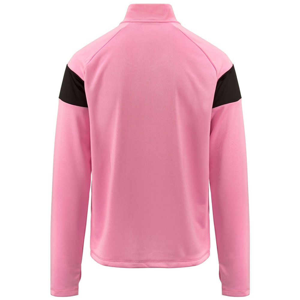 Men Kappa 4 Football Dovare Sweater Pink | 847530-DZK