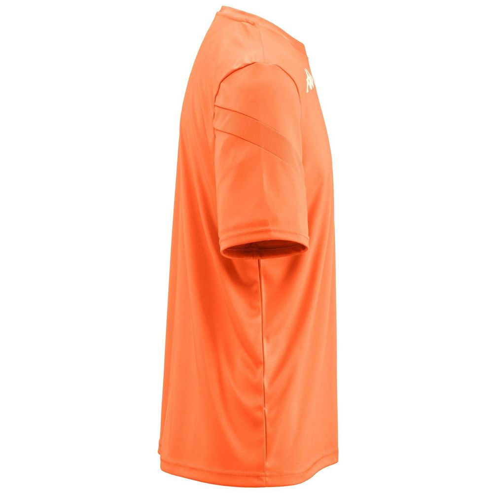 Men Kappa 4 Football Dovo Jersey Orange | 107324-LSP