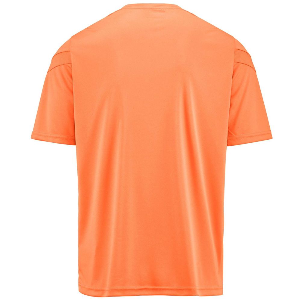 Men Kappa 4 Football Dovo Jersey Orange | 107324-LSP