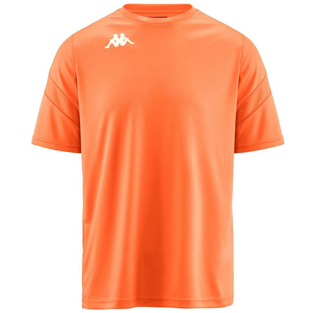 Men Kappa 4 Football Dovo Jersey Orange | 107324-LSP