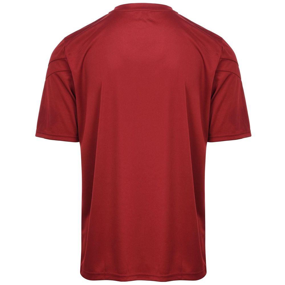 Men Kappa 4 Football Dovo Jersey Red | 849732-QAR