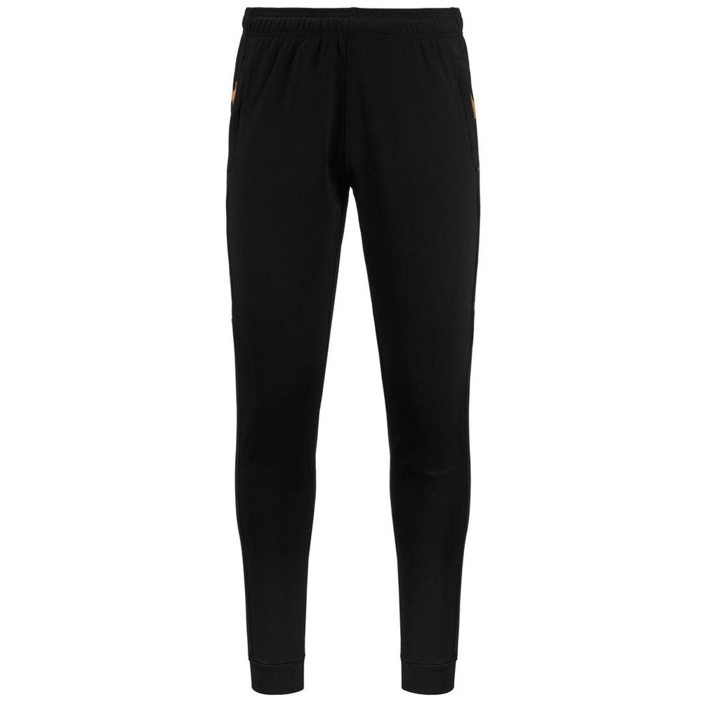 Men Kappa 4 Football Gaschin Pants Black | 657123-UKB