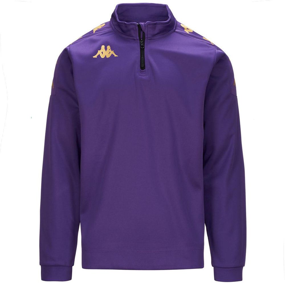 Men Kappa 4 Football Gassolo Sweater Purple | 450672-QAU