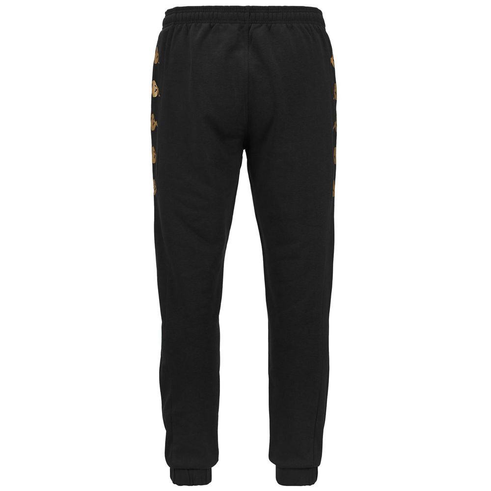 Men Kappa 4 Football Gaudo Pants Black | 526478-GXN