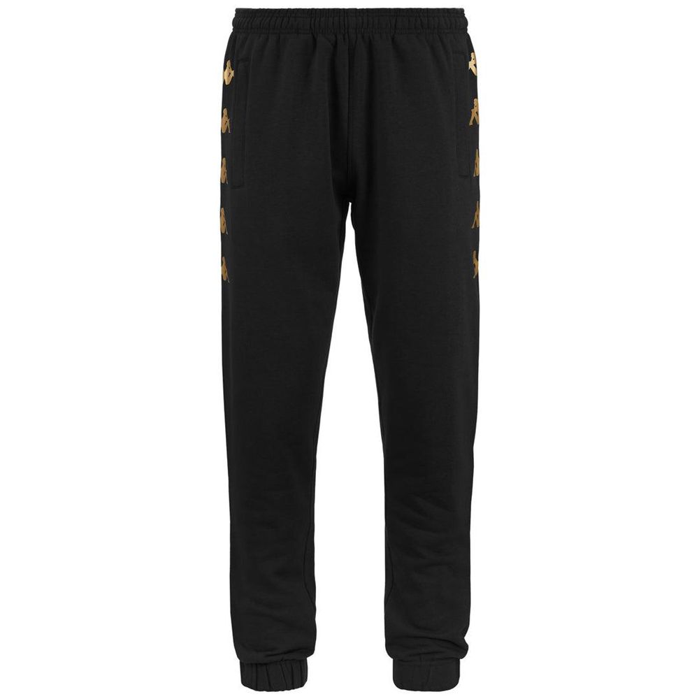 Men Kappa 4 Football Gaudo Pants Black | 526478-GXN