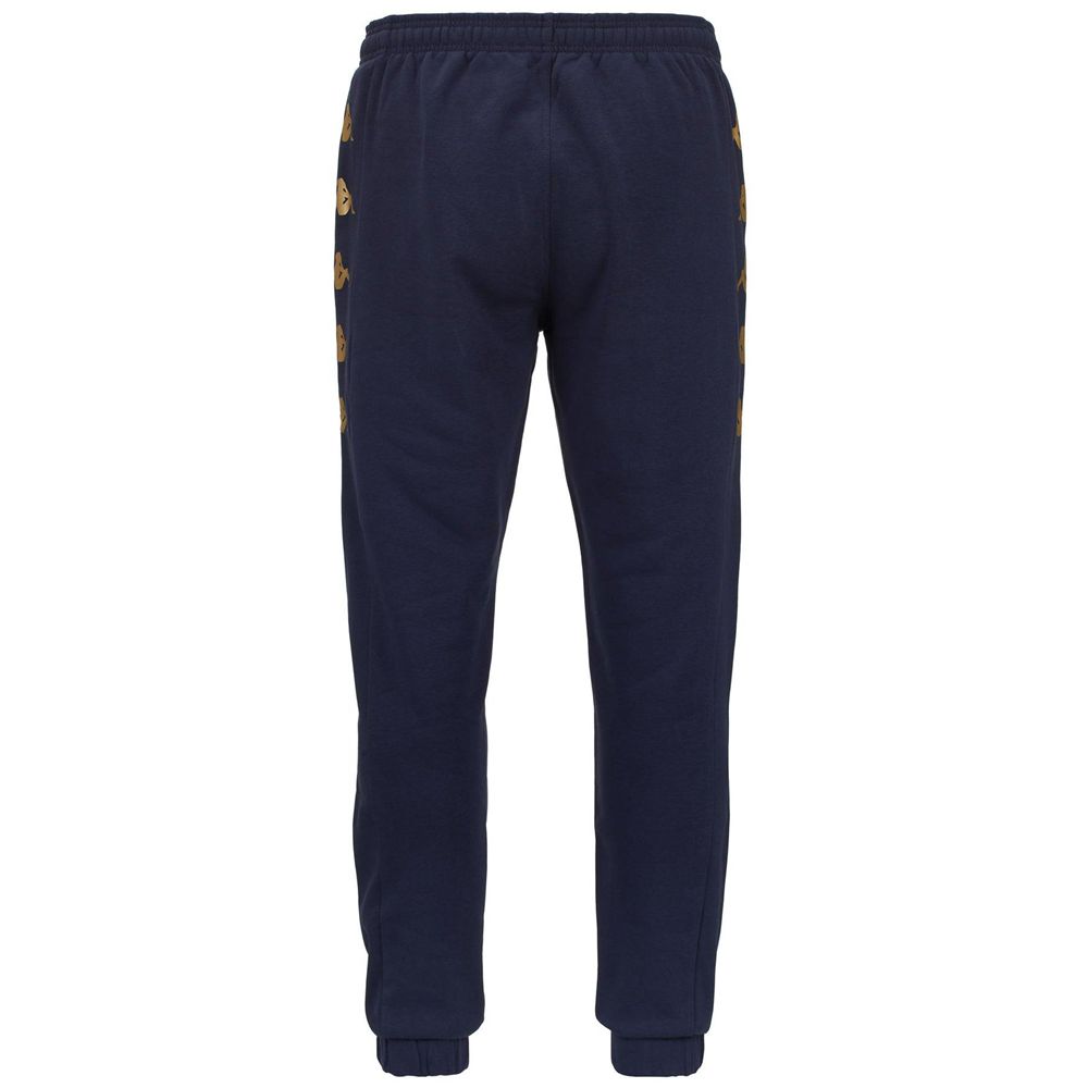 Men Kappa 4 Football Gaudo Pants Navy | 947125-JZK