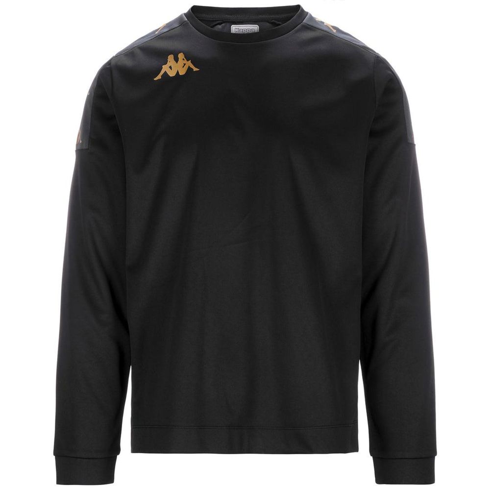 Men Kappa 4 Football Gaverno Sweater Black | 729653-ZBA