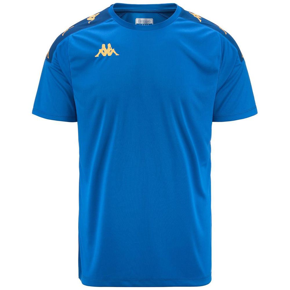 Men Kappa 4 Football Gianto Jersey Blue | 580794-UMJ