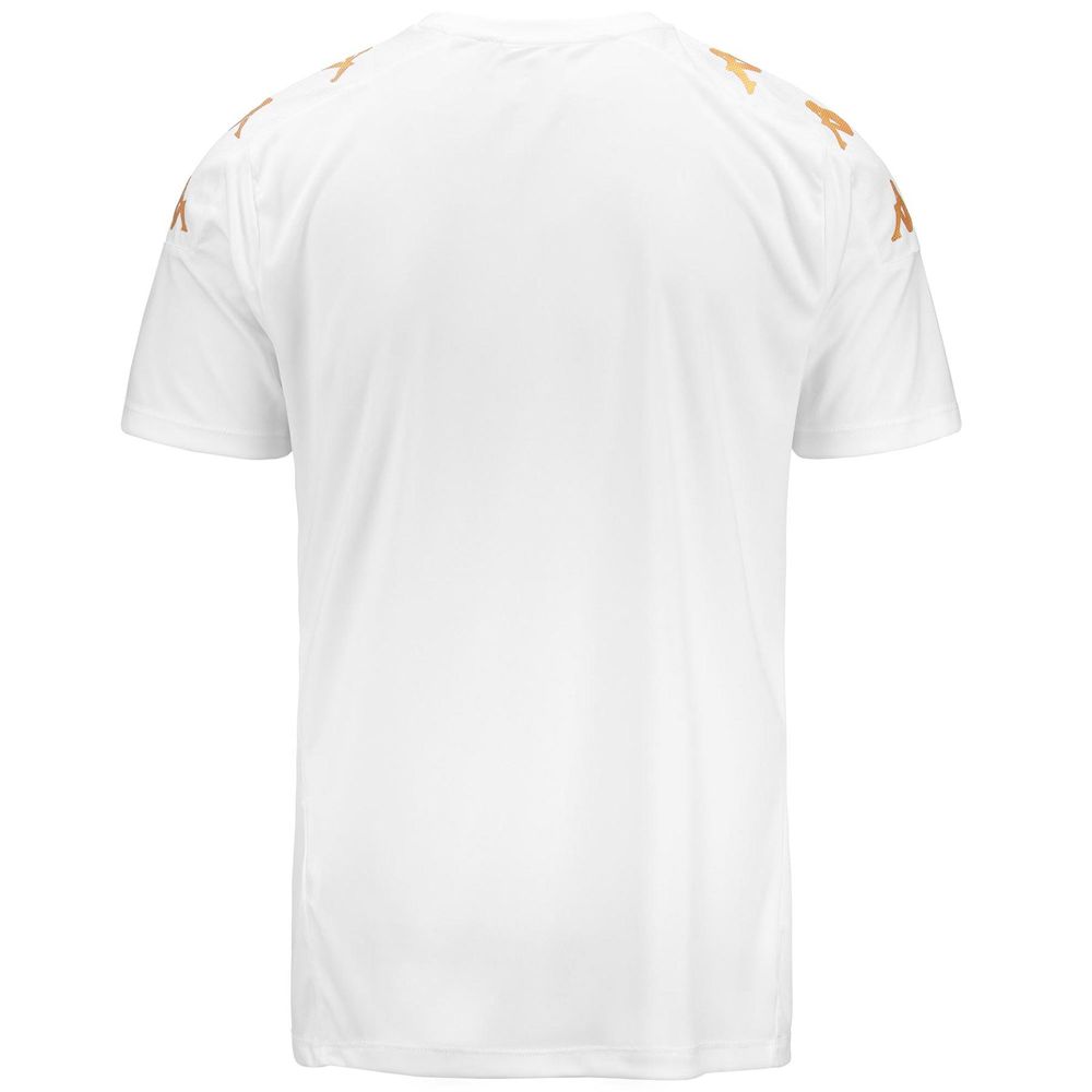 Men Kappa 4 Football Gianto Jersey White | 937206-TUR