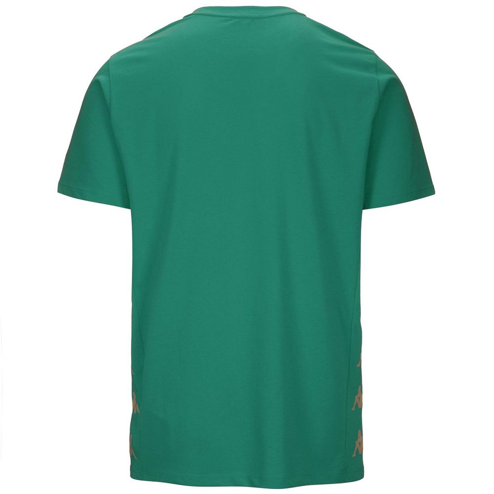 Men Kappa 4 Football Giovo T-Shirt Green | 372856-ECM