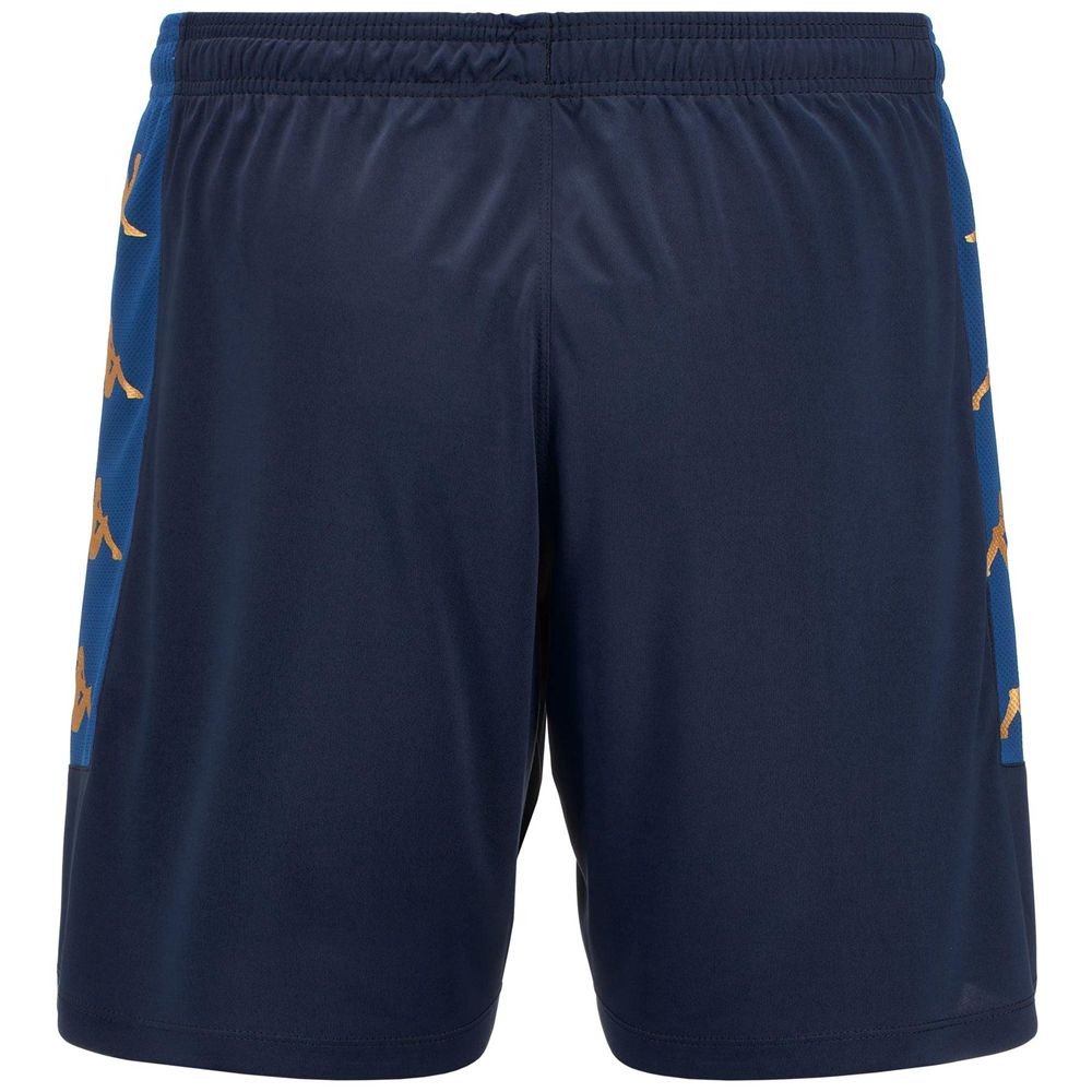 Men Kappa 4 Football Gondo Shorts Navy | 240693-RMS