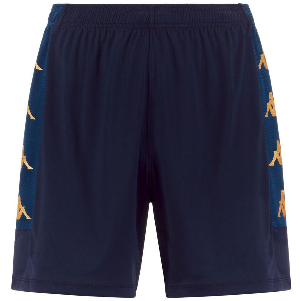 Men Kappa 4 Football Gondo Shorts Navy | 240693-RMS