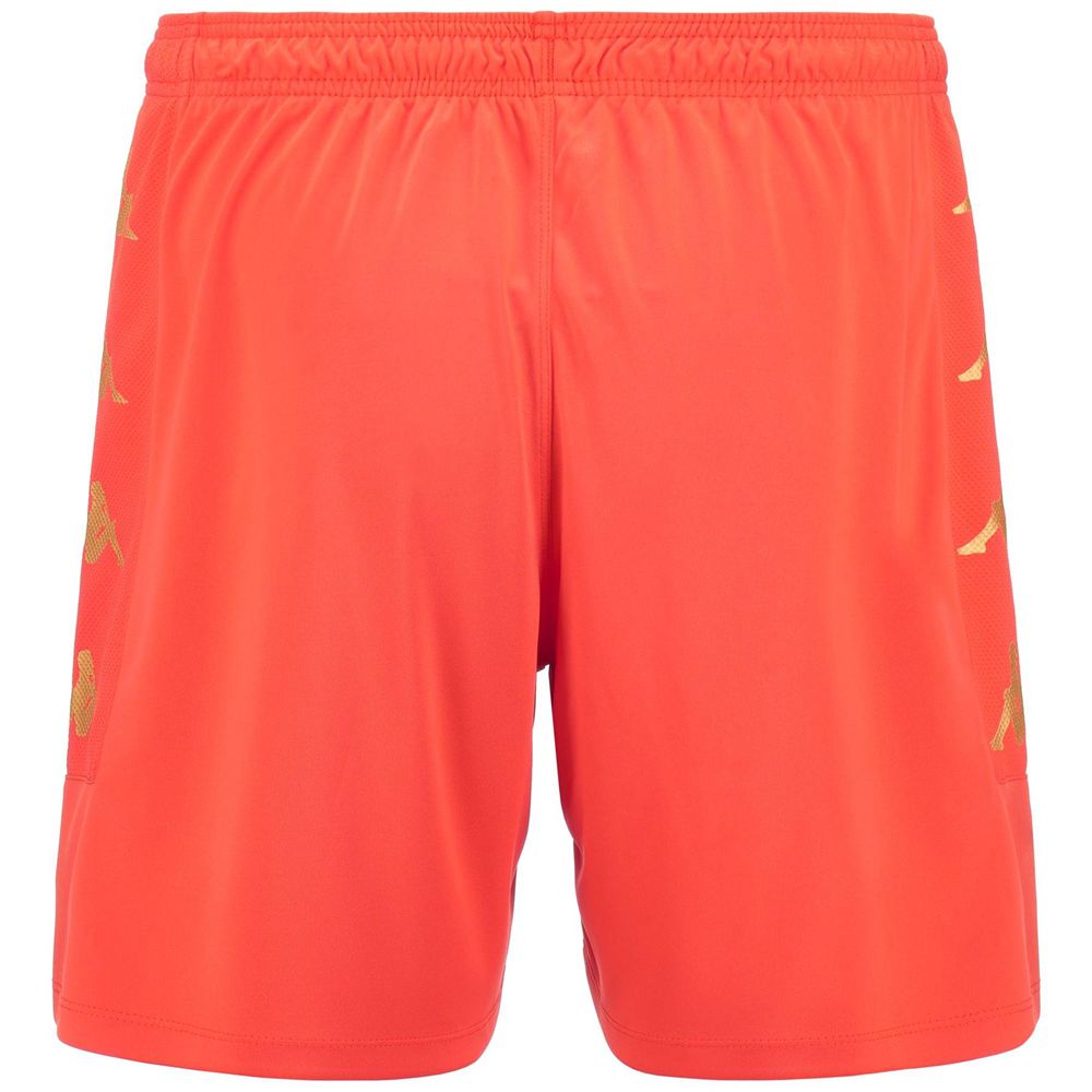 Men Kappa 4 Football Gondo Shorts Orange | 029387-TSN