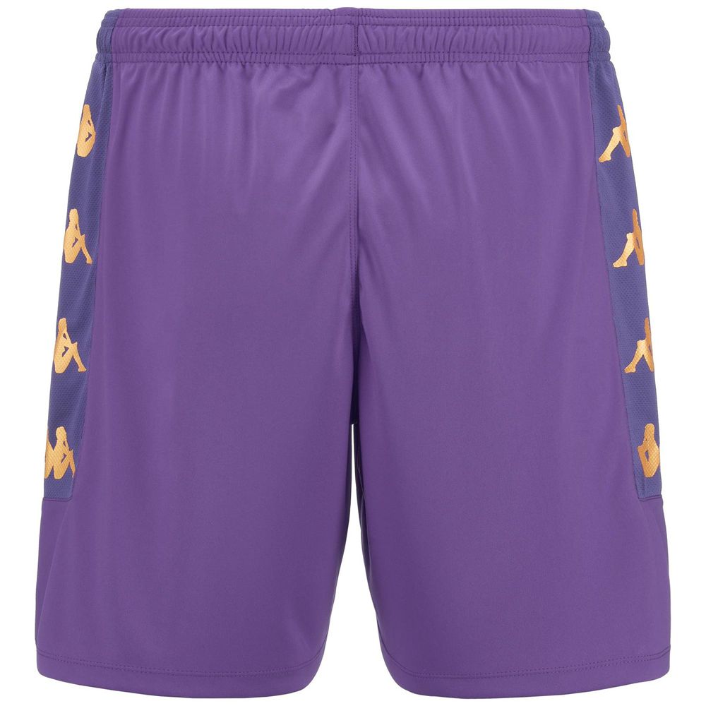 Men Kappa 4 Football Gondo Shorts Purple | 801396-MFY