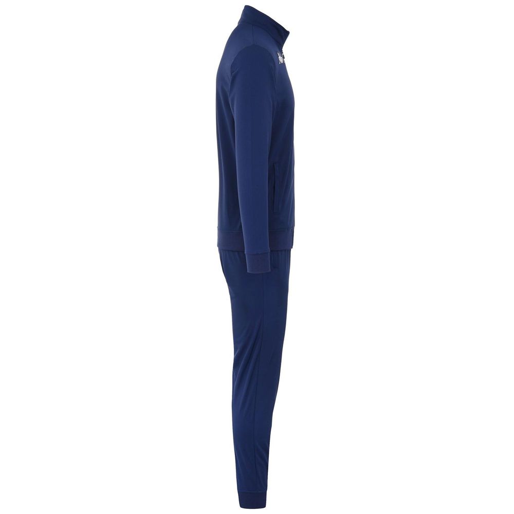 Men Kappa 4 Football Nabeco Tracksuit Blue | 984237-SBA