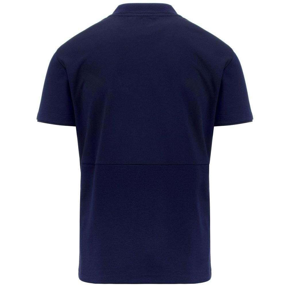 Men Kappa 4 Football Nangat Polo Shirt Navy | 216948-HDA