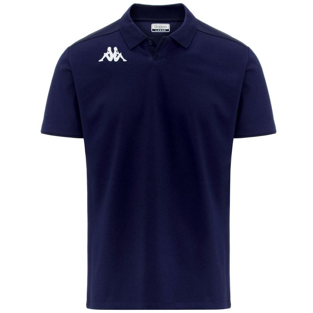 Men Kappa 4 Football Nangat Polo Shirt Navy | 216948-HDA