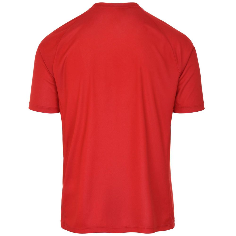 Men Kappa 4 Football Narsatex Jersey Red | 743106-BAW