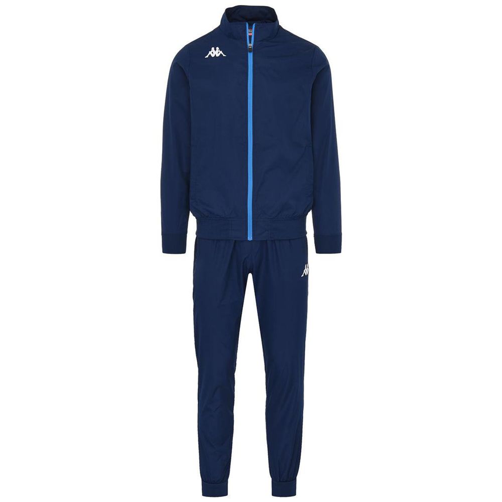 Men Kappa 4 Football Nasteco Tracksuit Blue | 960185-ZHR