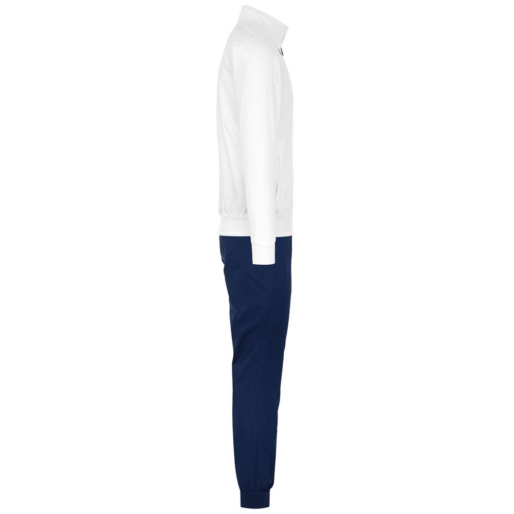 Men Kappa 4 Football Nasteco Tracksuit White | 709462-QGT