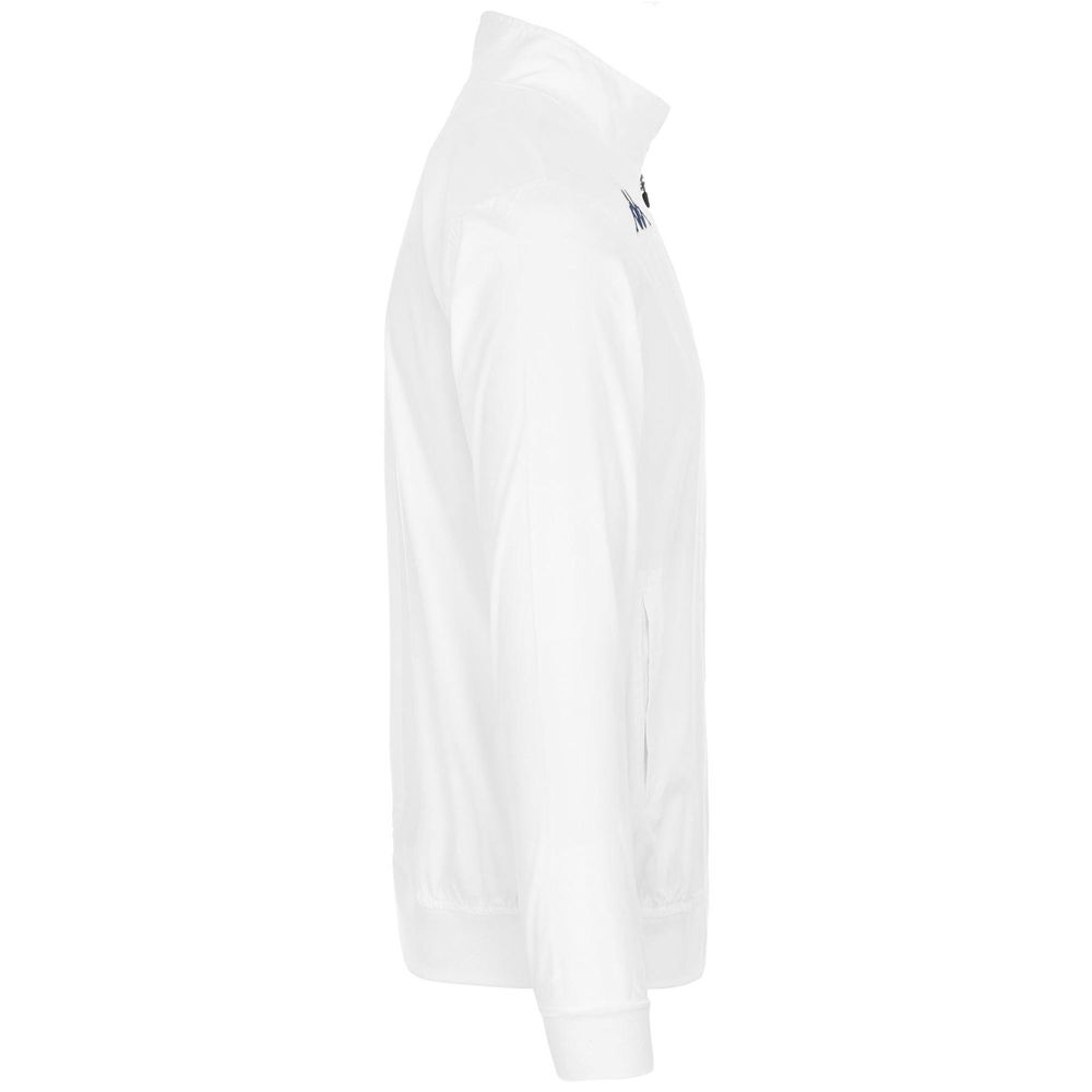 Men Kappa 4 Football Nastecofle Jacket White | 735869-DKV