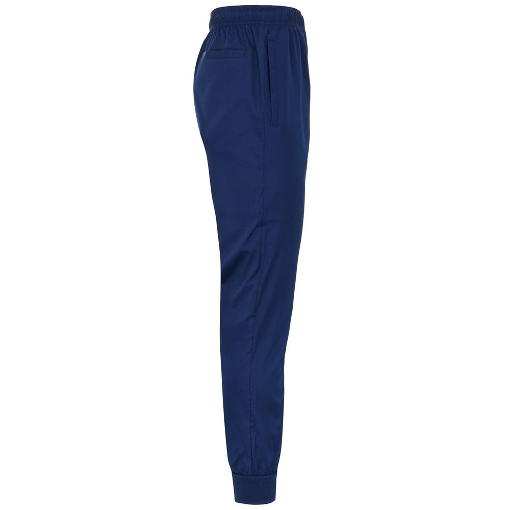 Men Kappa 4 Football Nastecopan Pants Blue | 863914-CPQ