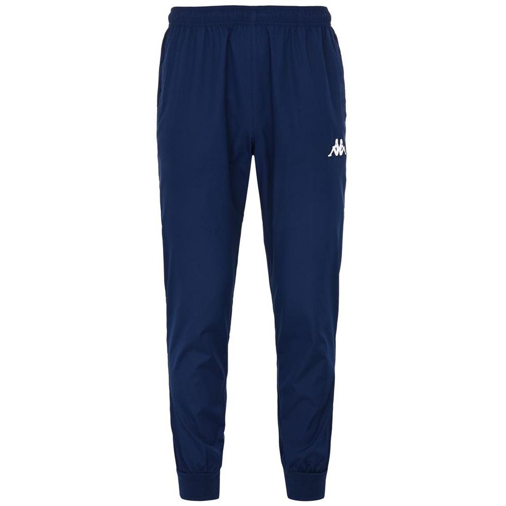 Men Kappa 4 Football Nastecopan Pants Blue | 863914-CPQ