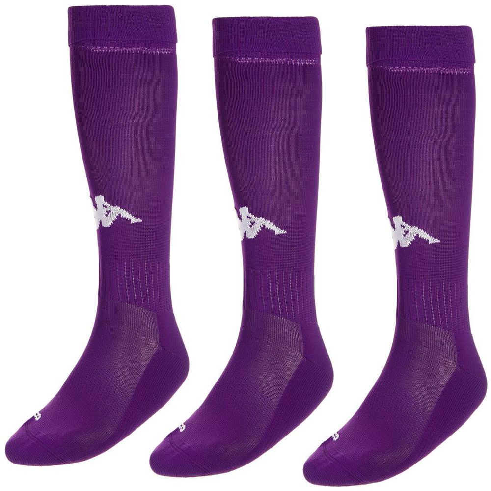 Men Kappa 4 Football Penao 3pack Socks Purple | 961342-NKE