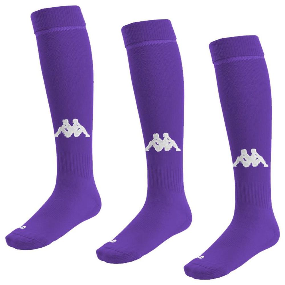 Men Kappa 4 Football Penao 3pack Socks Purple | 317954-HYU