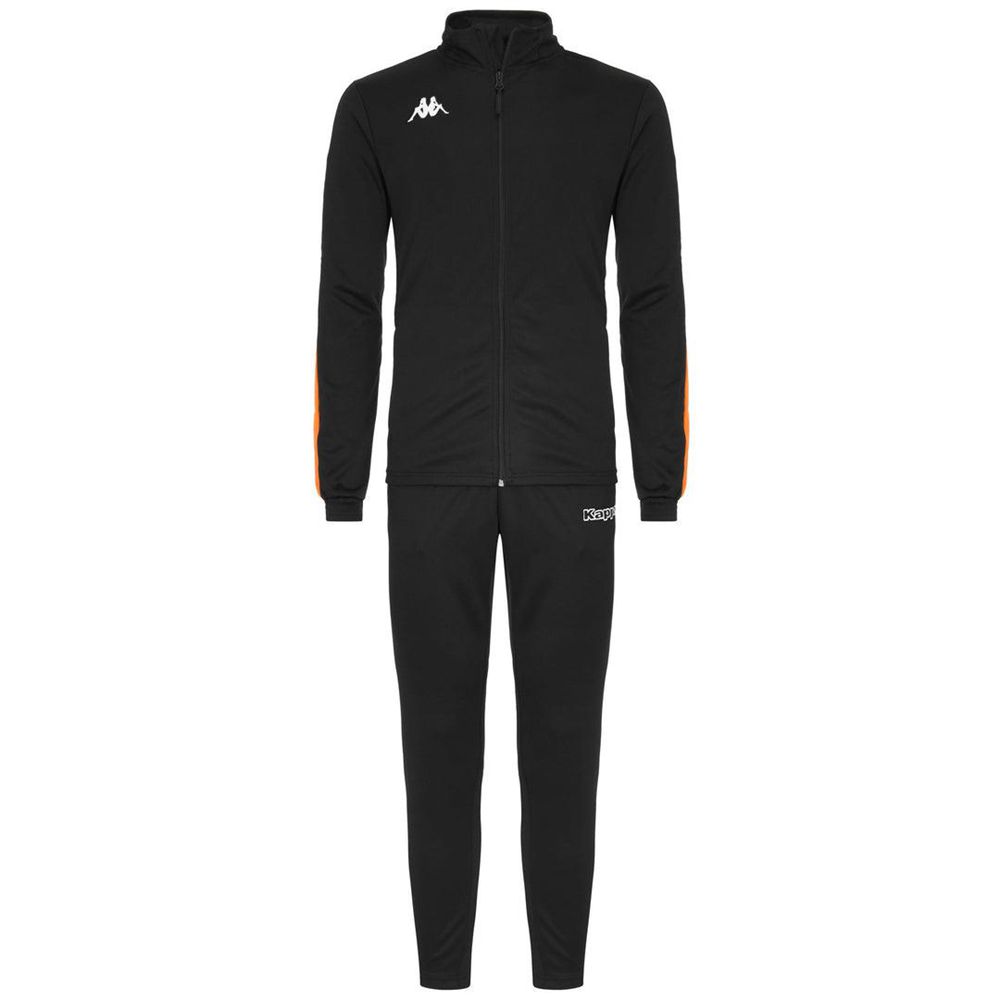 Men Kappa 4 Football Salcito Tracksuit Black | 850714-ILC