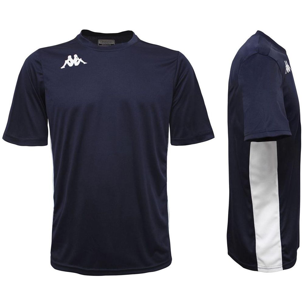 Men Kappa 4 Football Wenet Jersey Navy | 712649-EYK