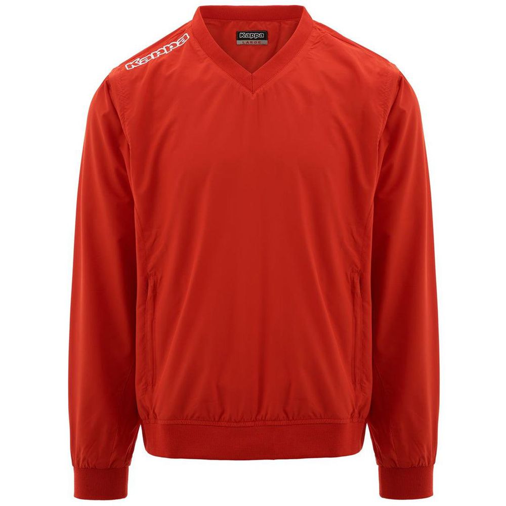 Men Kappa 4 Golf Sewind Sweater Red | 194086-LXZ