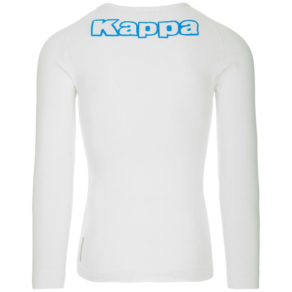 Men Kappa 4 Skin Kombat Nangv T-Shirt White | 517930-SDH