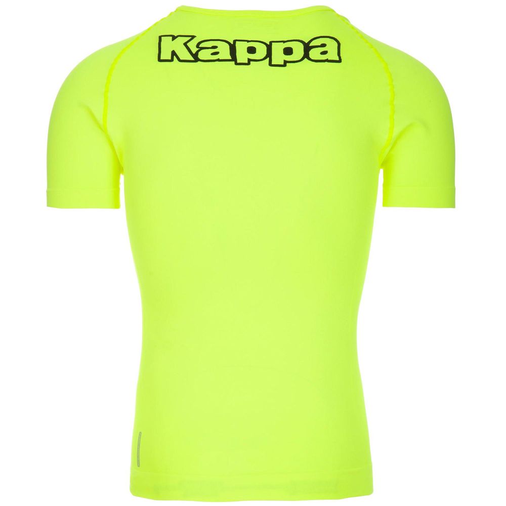 Men Kappa 4 Skin Kombat Nartv T-Shirt Green | 567102-OPS