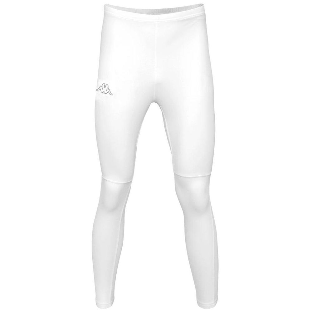 Men Kappa 4 Skin Kombat Niquie Joggers White | 081735-VAK