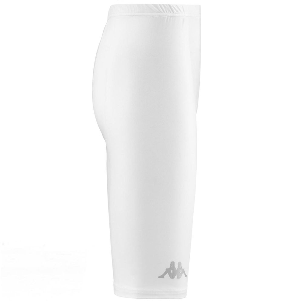 Men Kappa 4 Skin Kombat Vurgay Joggers White | 934156-OVG