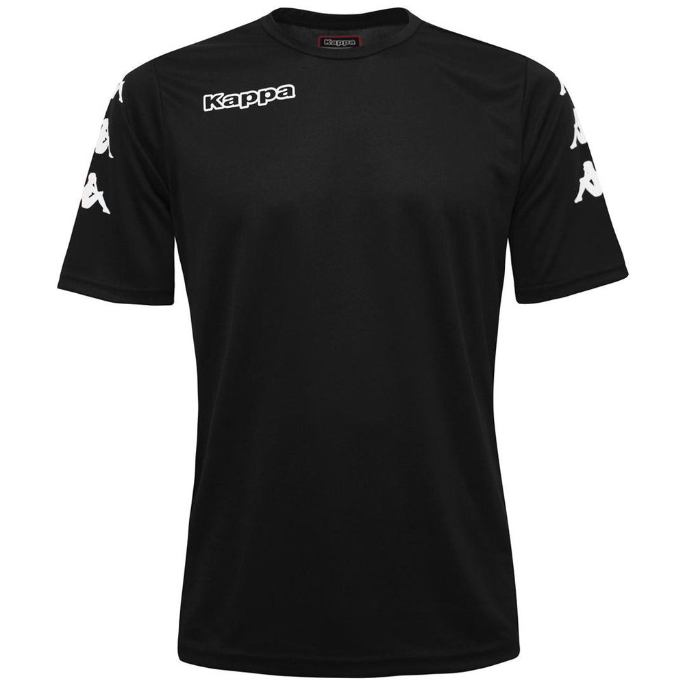 Men Kappa 4 Soccer Bolox Jersey Black | 632518-KYN