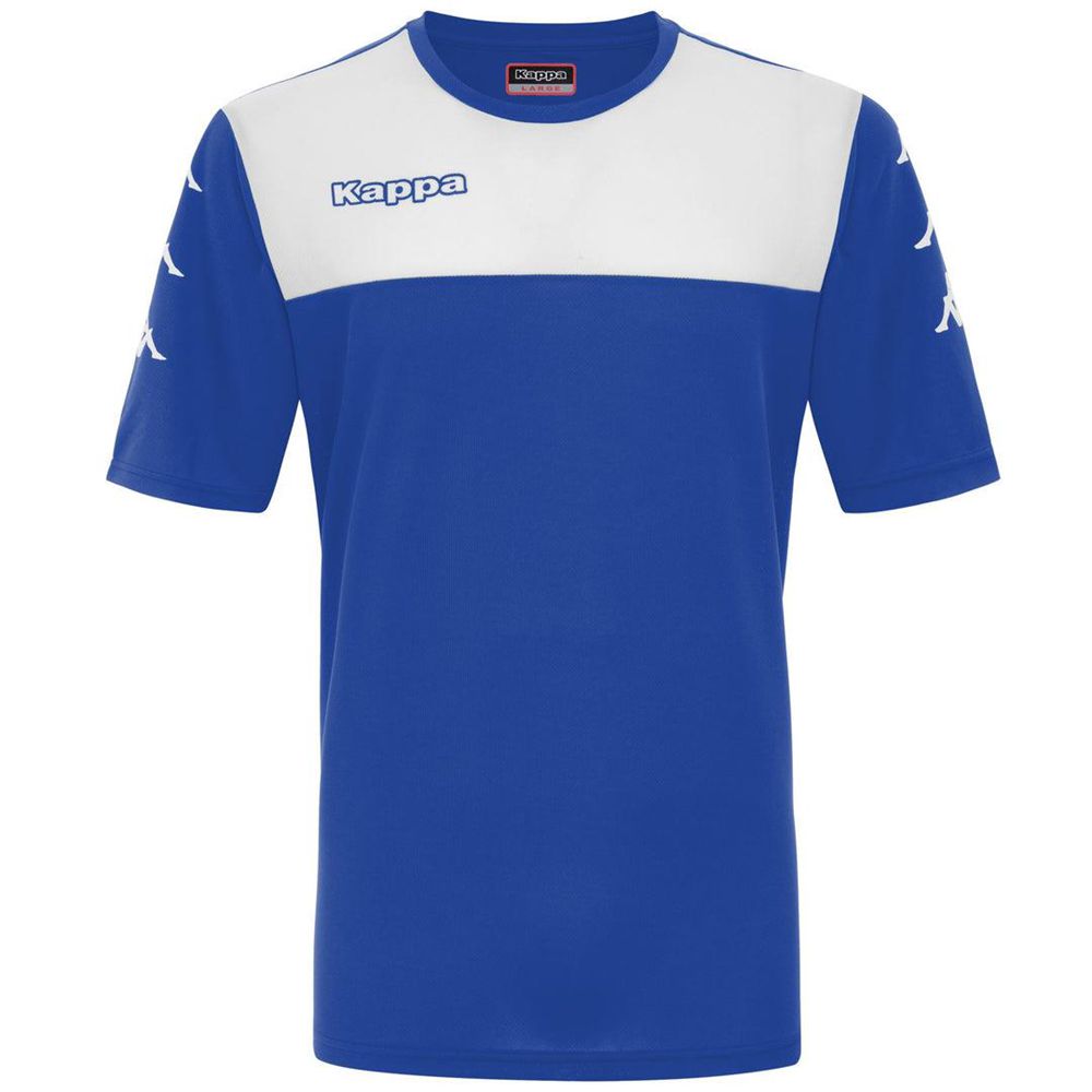 Men Kappa 4 Soccer Bonder Jersey Blue | 530418-GML