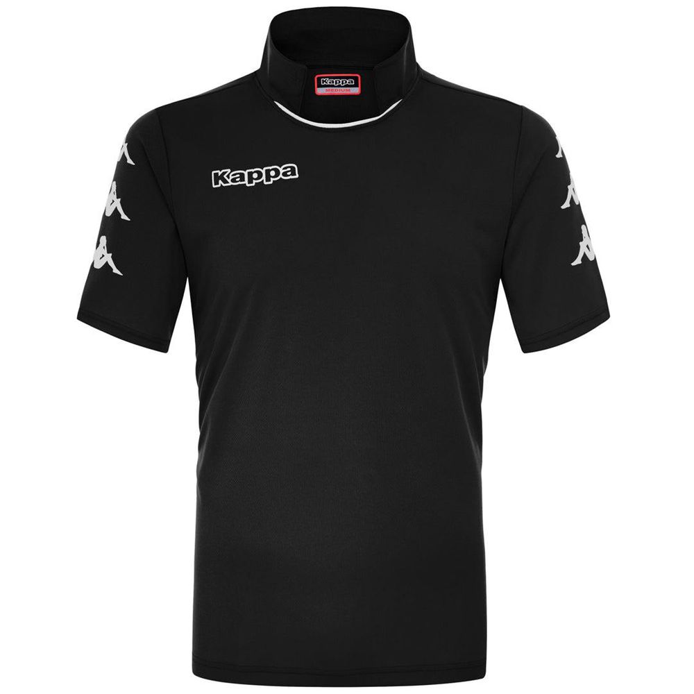 Men Kappa 4 Soccer Bondorf Jersey Black | 367214-PGC