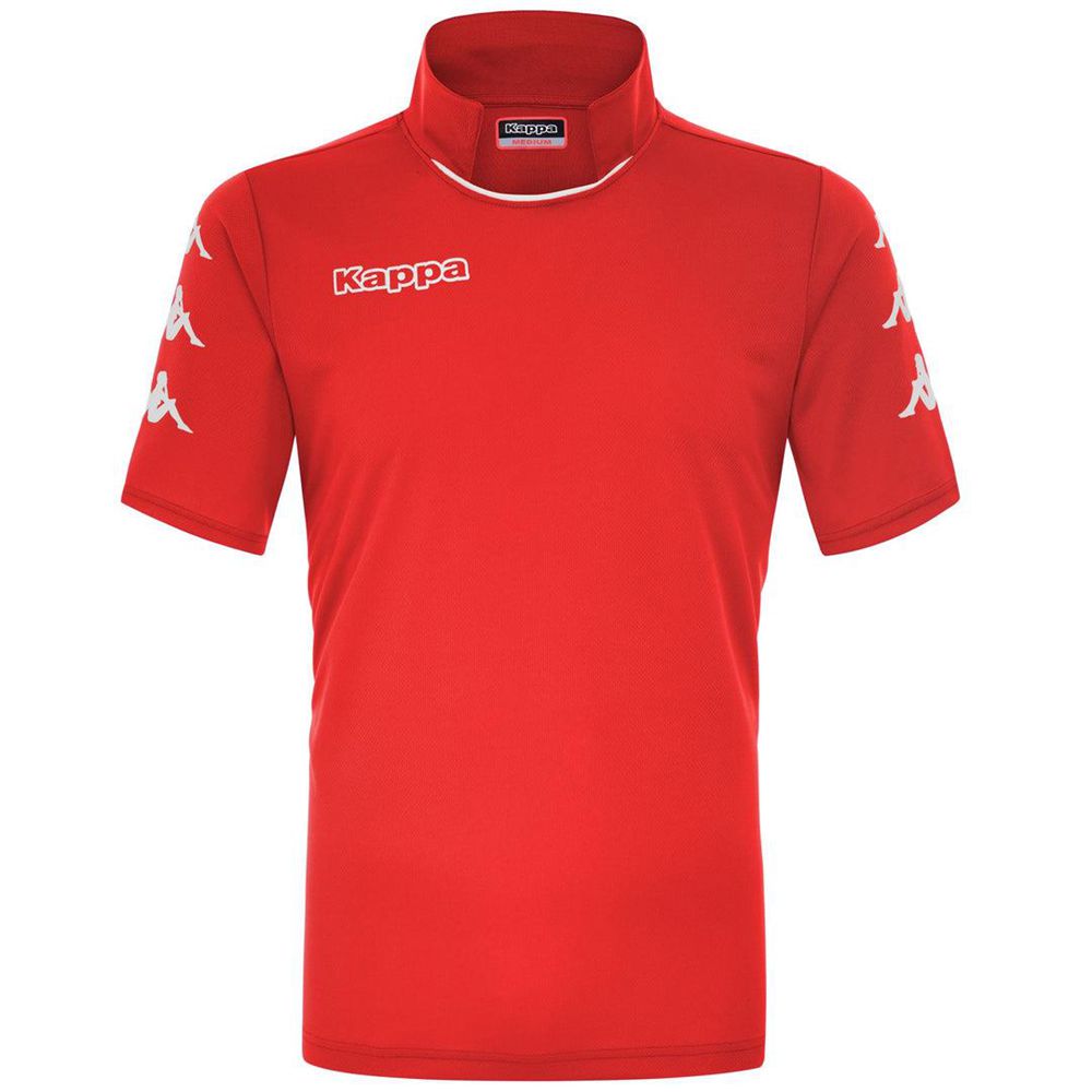 Men Kappa 4 Soccer Bondorf Jersey Red | 369810-XAW