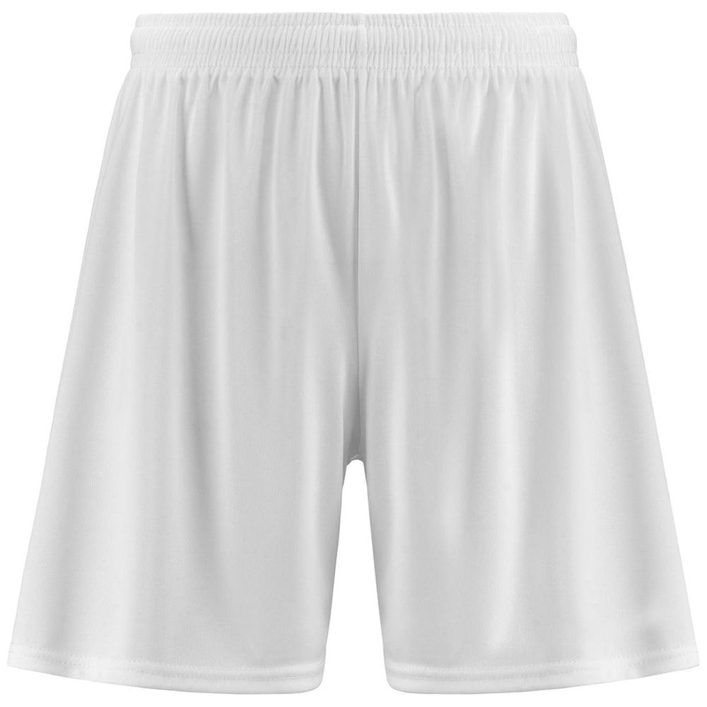 Men Kappa 4 Soccer Borgoc Shorts White | 964708-AKT