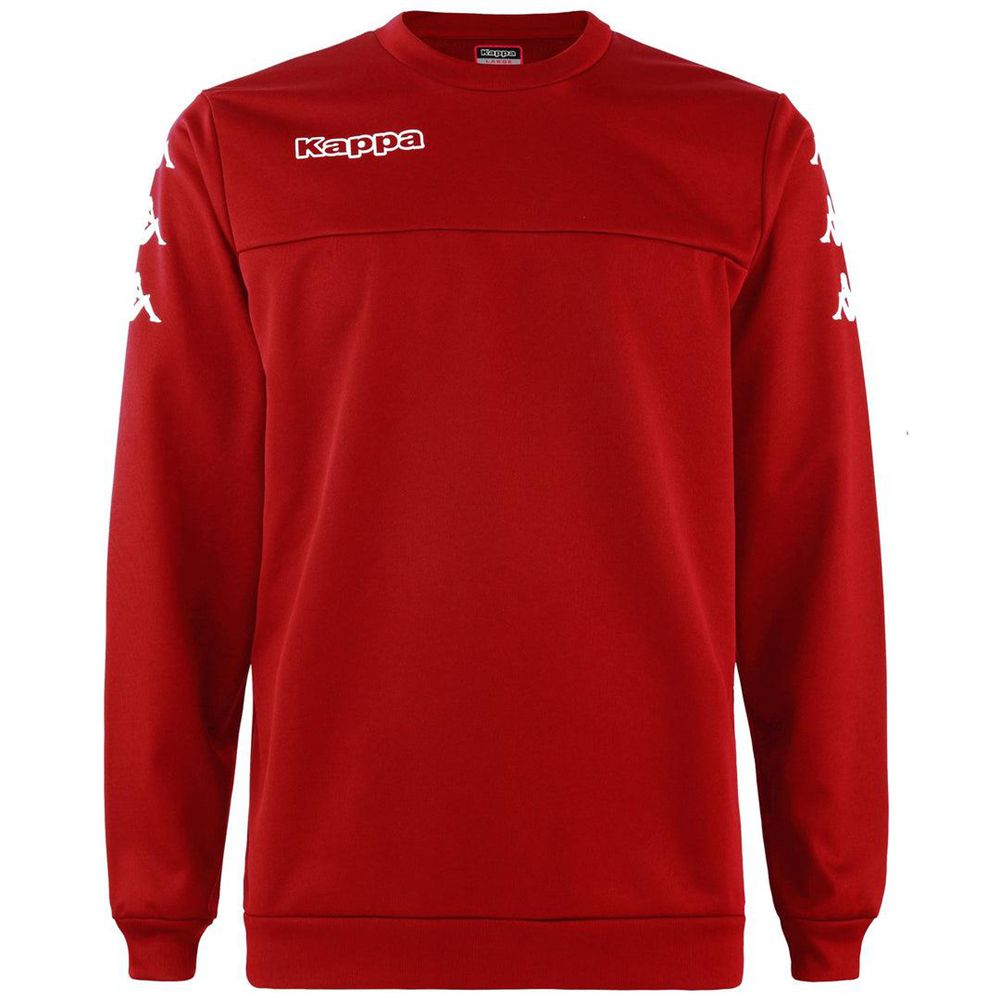 Men Kappa 4 Soccer Boup Sweater Red | 643758-BUN